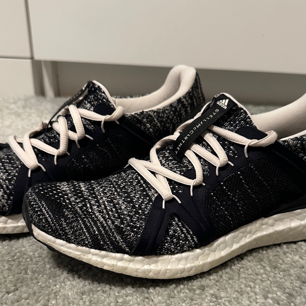 Adidas by Stella McCartney - Black and White Running Shoes